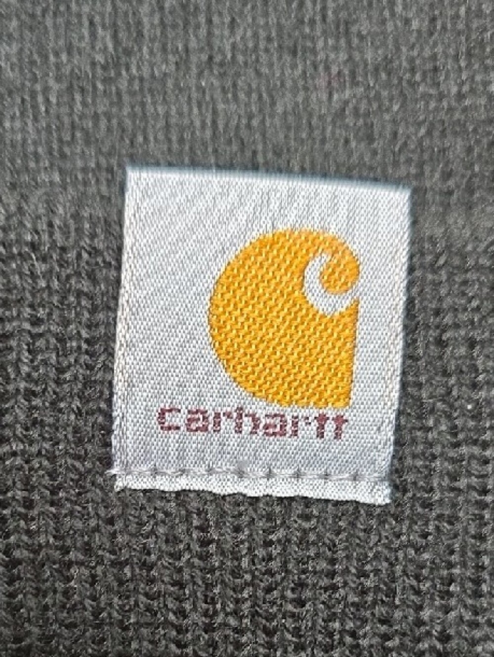 Carhartt Black Knit Beanie with Toyota Embroidery - Picture 3 of 7